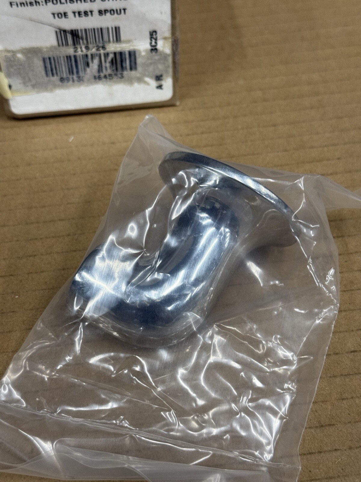Brasstech 219 Toe Test Spout - Polished Chrome 219/26 - New