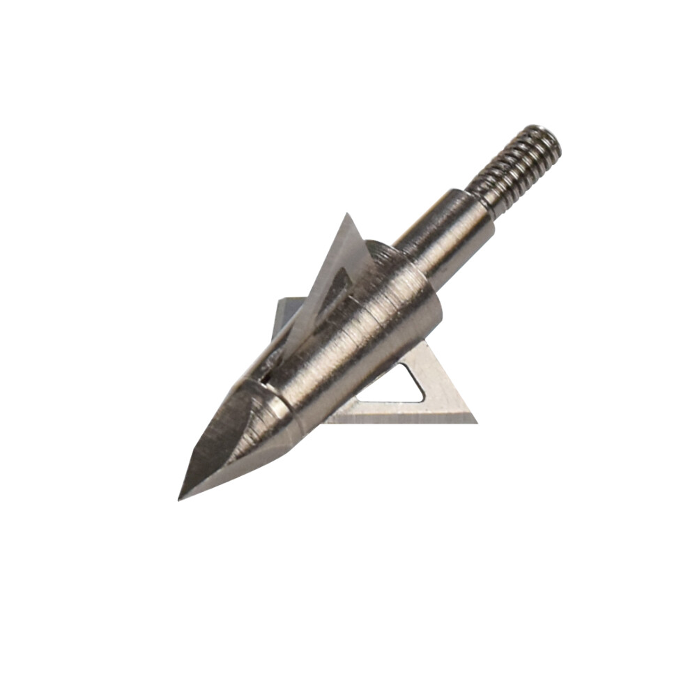 Archery Hunting Steel 3-Blade Arrow Heads 125 Grain Broadheads Hunting Shooting