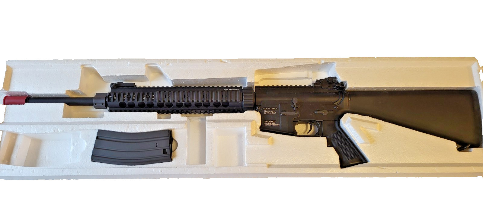 KWA Full Metal KM16 SR12 2GX AEG Airsoft Rifle Black