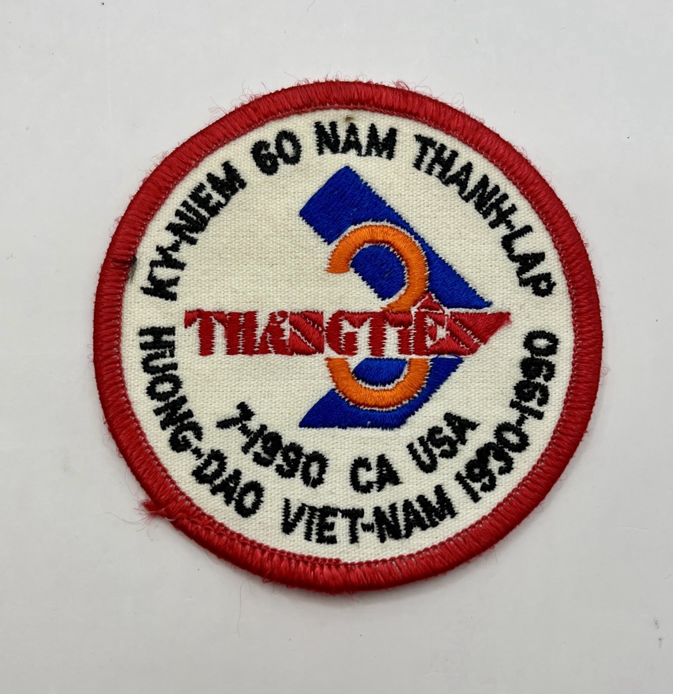 1990, Thẳng Tiến 3 in San Jose Ca, USA. Camp Chief Lý Khánh Hông Kong Patch