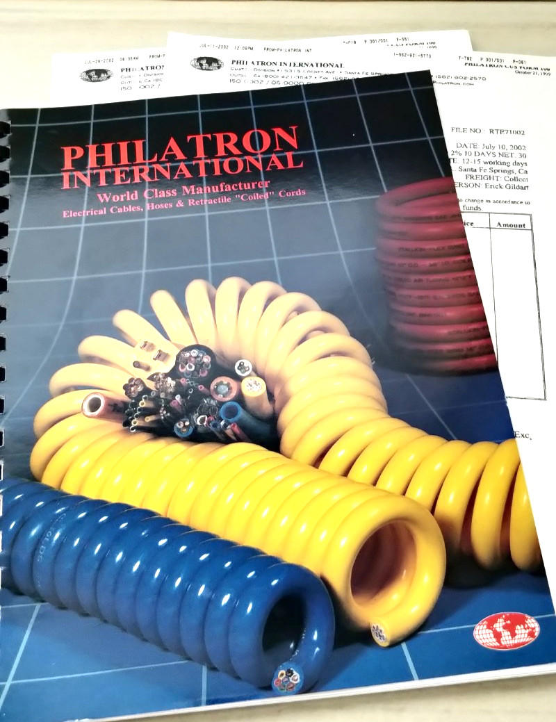 2002 PHILATRON INTERNATIONAL  Catalog CABLE & CORD c6