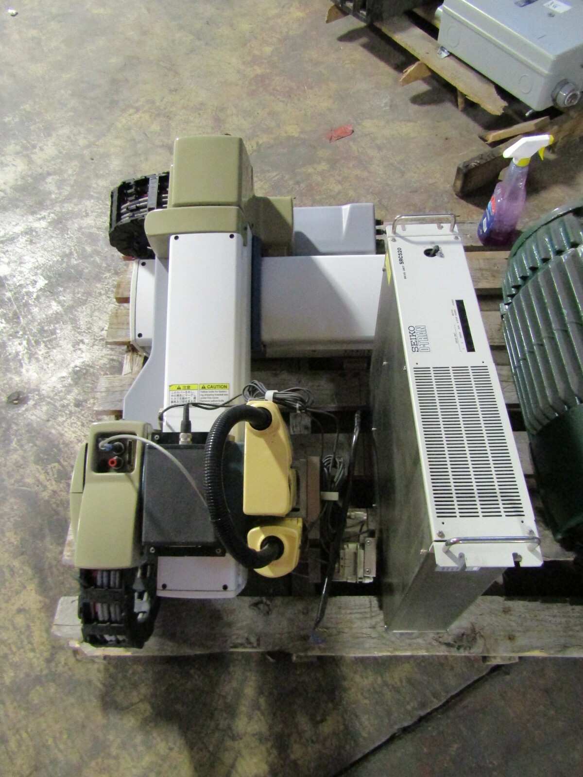 👀 EPSON / SEIKO XM3023B11LN D-TRAN ROBOT W/ SEIKO SRC-520 CONTROLLER