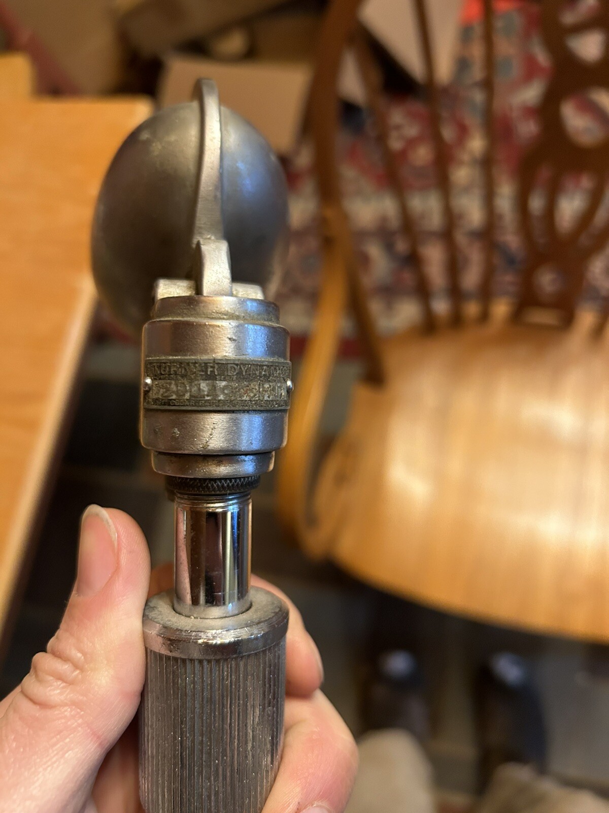 Vintage Turner Microphone Dynamic W. Stand