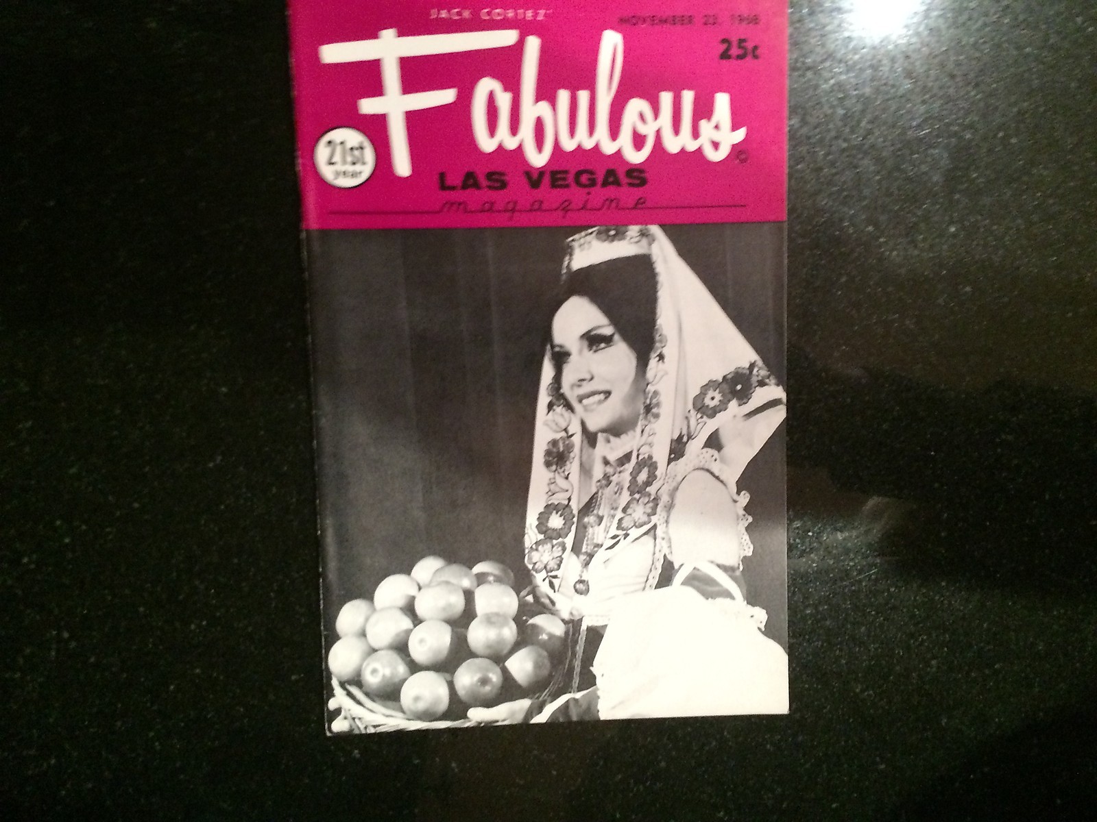 Fabulous Las Vegas Magazine Mitzi Gaynor Juliet Prowse Mary Borneman 11/23/1968