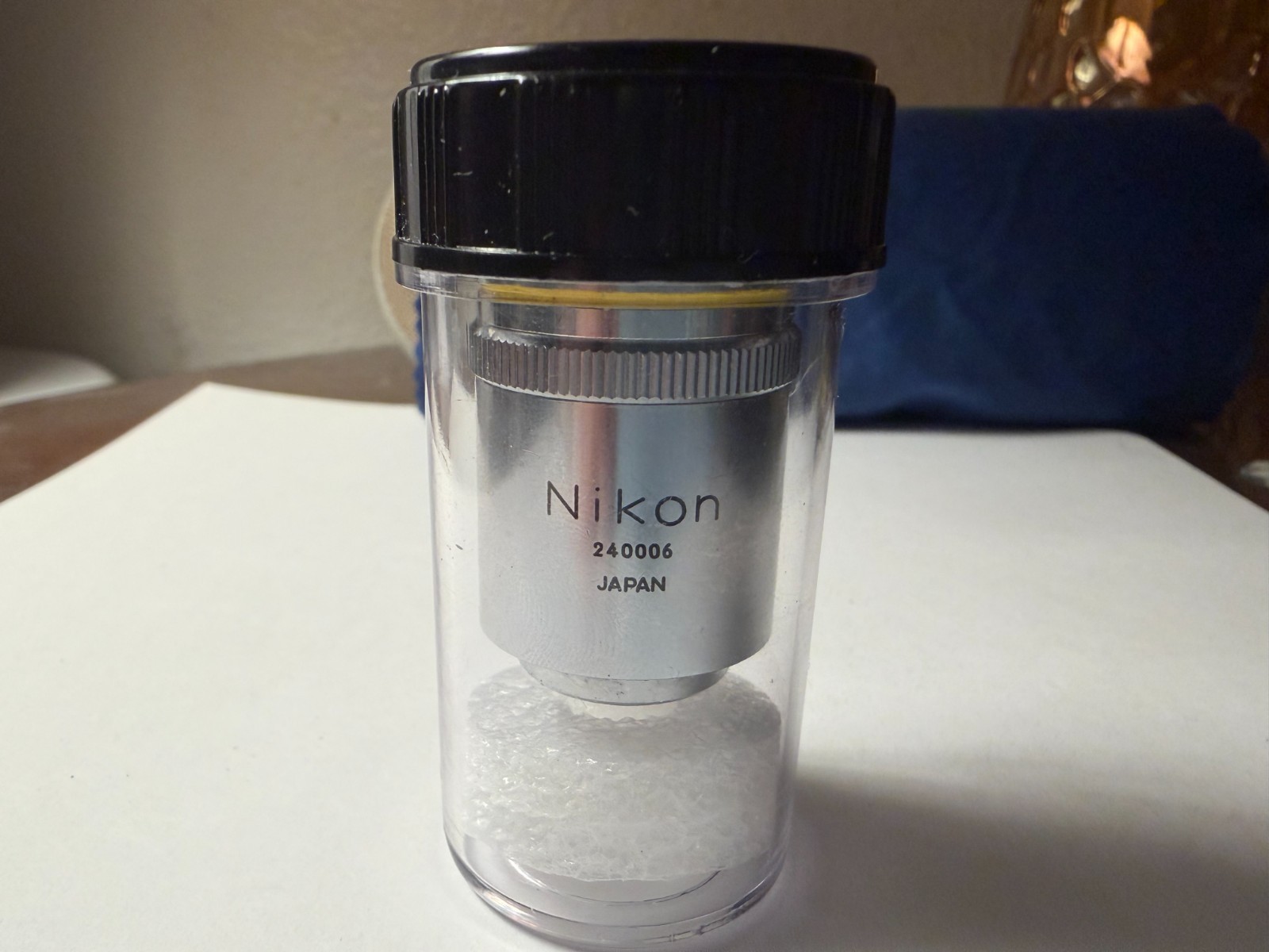 Nikon Plan 10x 0.25 Objective Lens 160/- RMS Japan #240006 Laboratory Grade