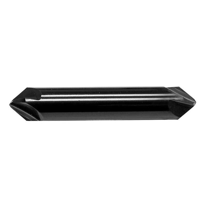Melin 1/8" Carbide Double End Countersink 82° 6 Flute USA Made