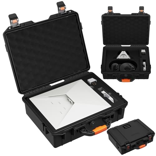 Starlink Mini Hard Ware Case Black, Waterproof Carrying Bag with Protective