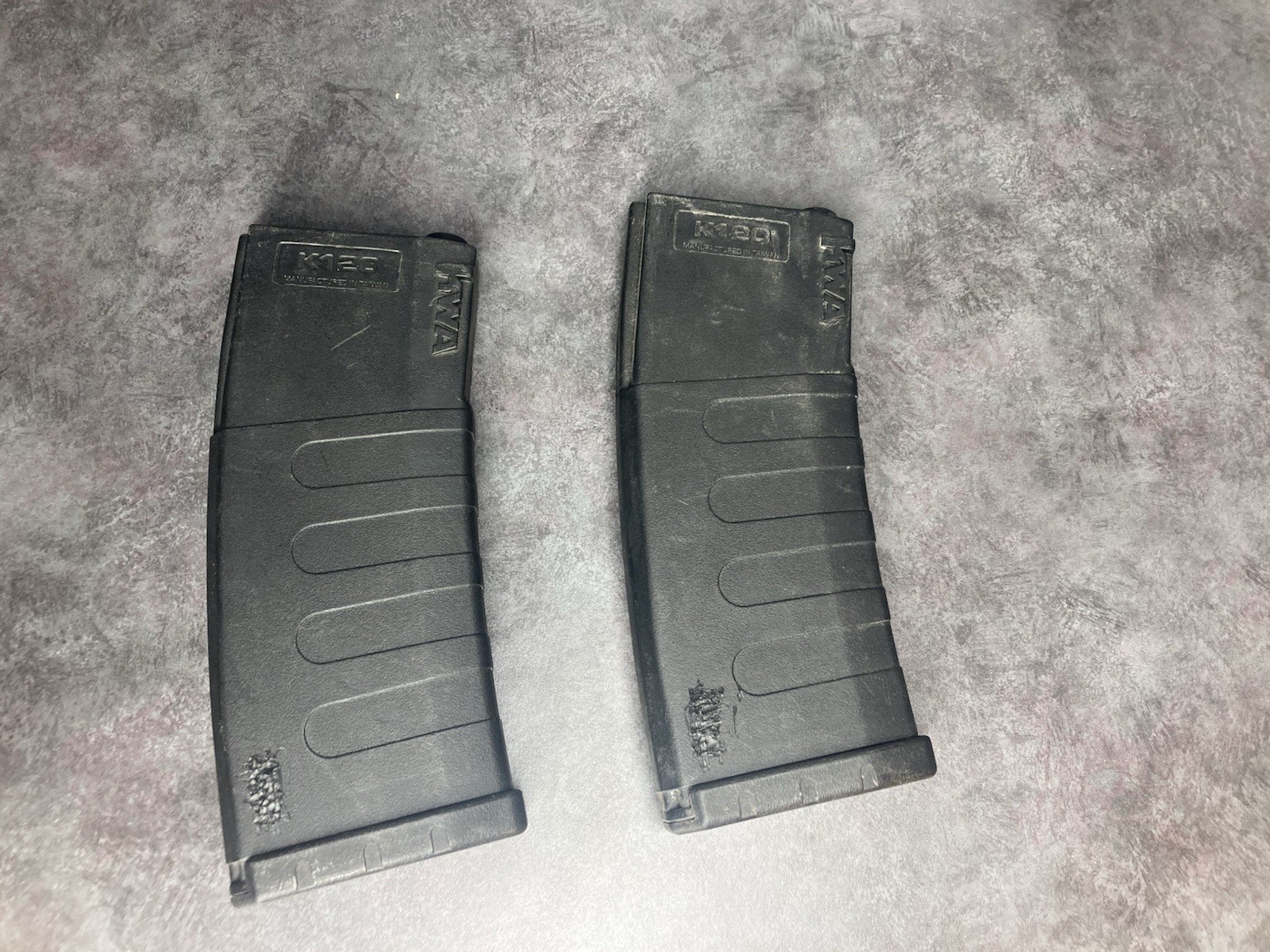 Kwa K120 Airsoft Rifle Midcap Magazine 120 Rounds Black Lot Of 2 This Is A Toy.