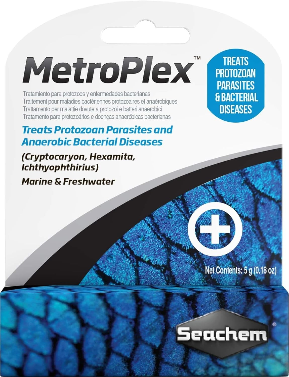 Seacheem Metronidazole 5 gram for marine and freshwater use
