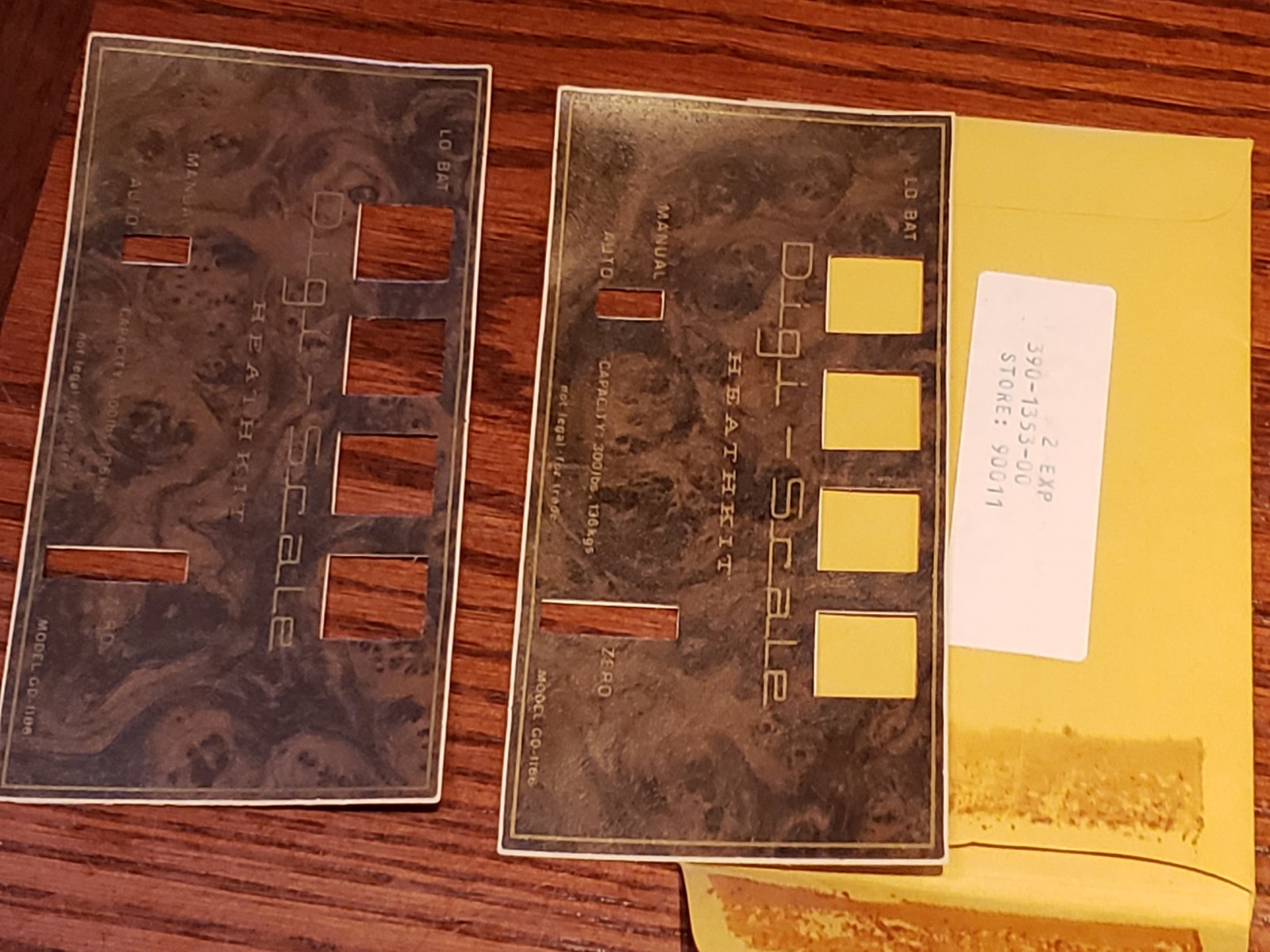 One New Heathkit GD-1186 Front Label #446-1353 NOS