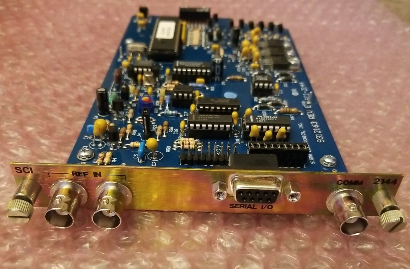 Sigma Electronics SCI-2144 REV E SS-2100 Series System Control Interface Module