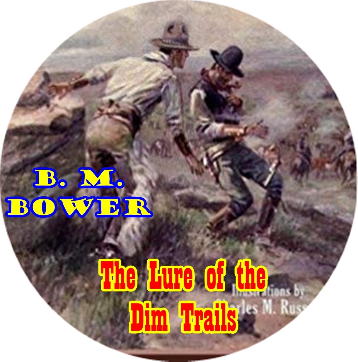 B. M. Bower Westerns / LOT OF 7 / MP3 (Check Player) CD Audiobooks