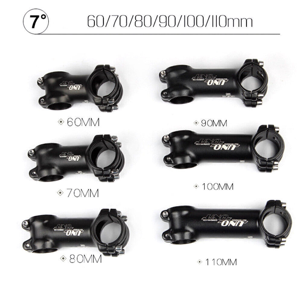 for UNO Stem 7°/17°/35°Mountain Road Bike Handlebar Stem  31.8*60-130mm Aluminum