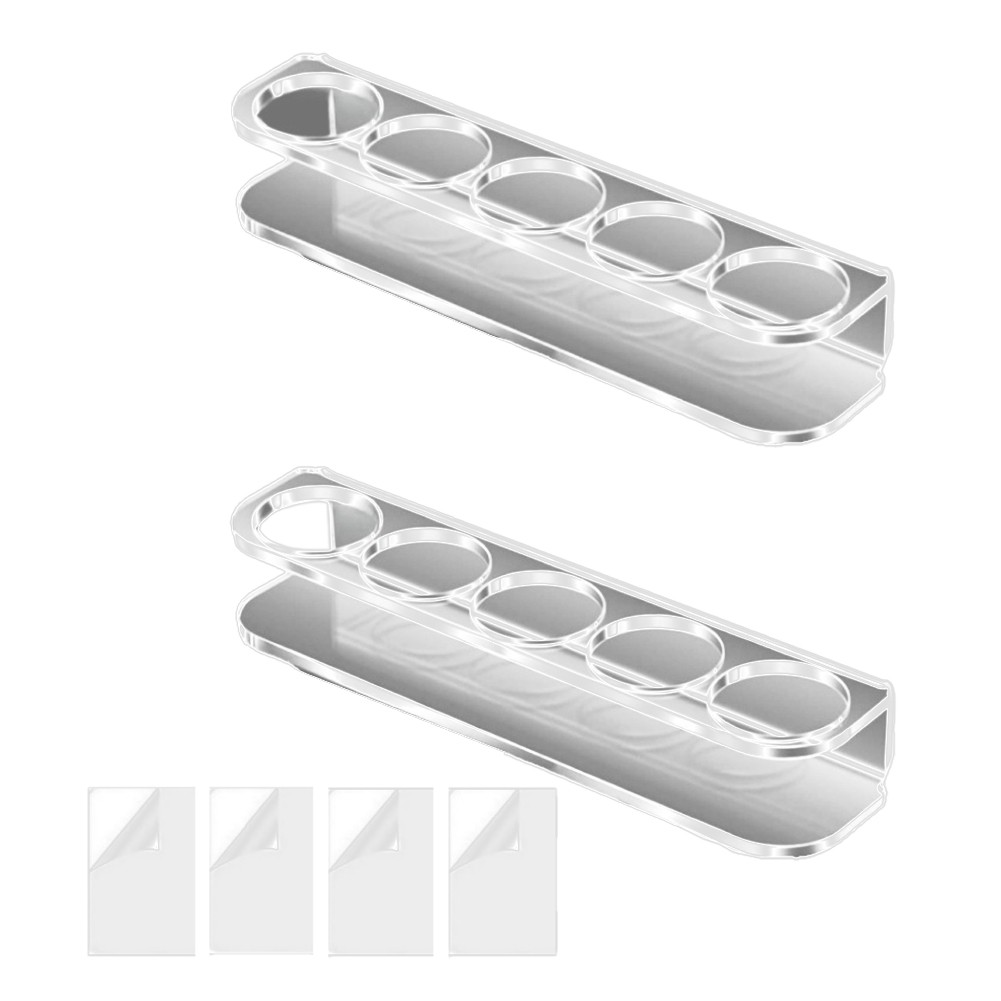 Acrylic Insulin Vial Holder for Refrigerator - Wall-Mounted Storage6229