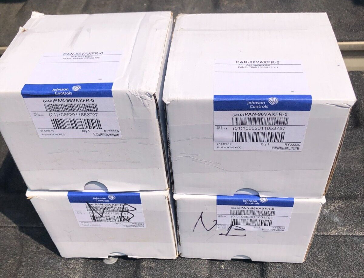NEW JOHNSON CONTROLS 96VA PANEL TRANSFORMER KIT 120V PRI 24V SEC PAN-96VAXFR-0