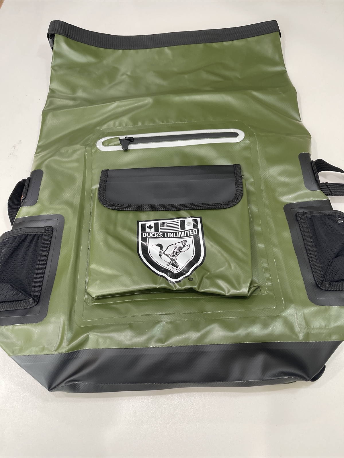 Ducks Unlimited- Waterproof Dry Backpack- Color- Army Green