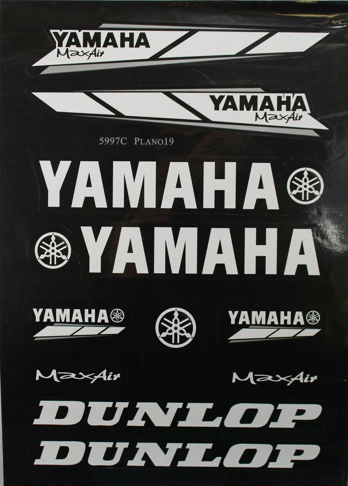 BLACK DECAL STICKER FOR YAMAHA ATV PIT DIRT BIKE DE23K