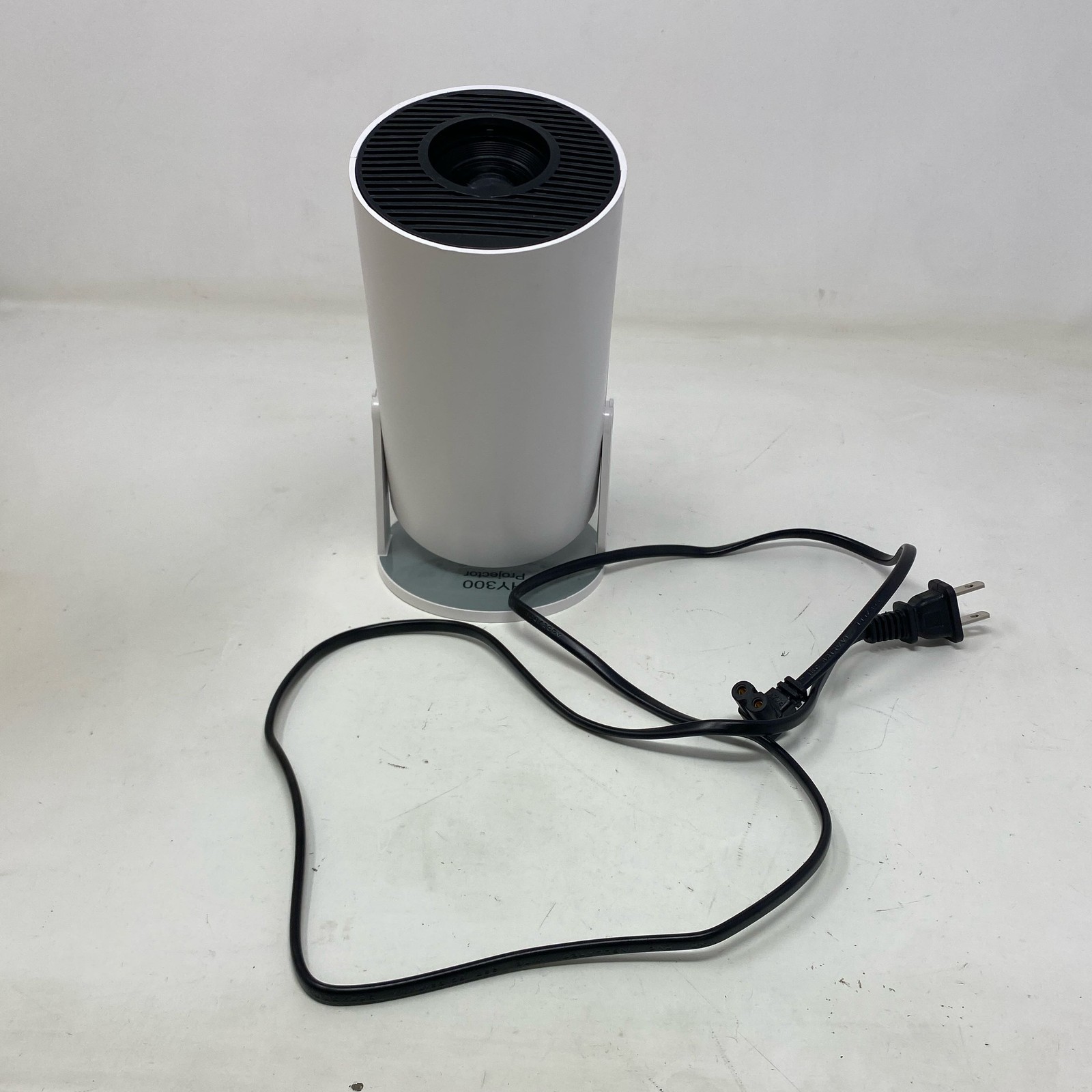 HY300 Mini LCD Projector White 180° Rotating WiFi/BT HDMI/USB