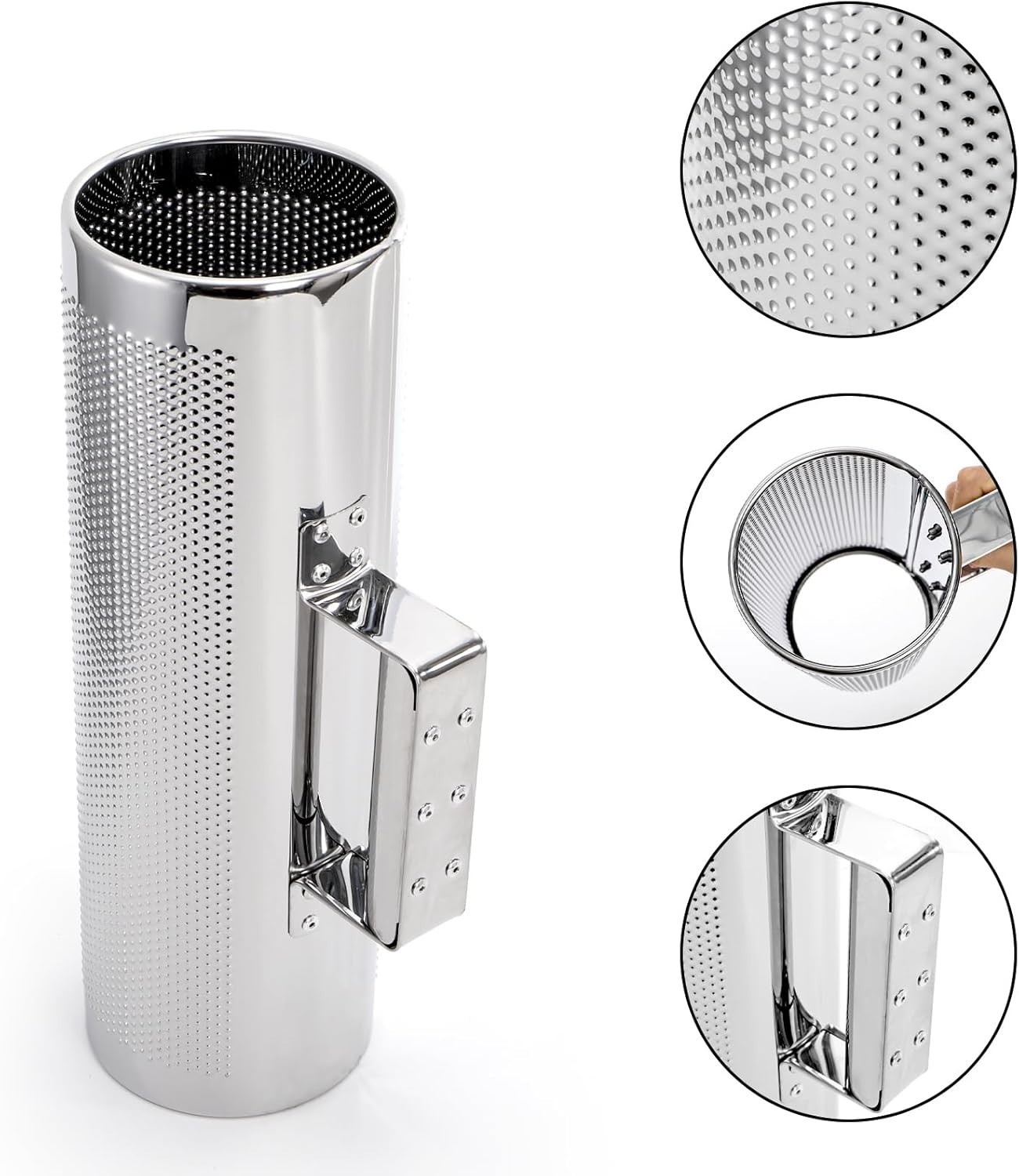 Versatile 12" Stainless Steel Guiro with Integrated Scraper for Beginners & Pros