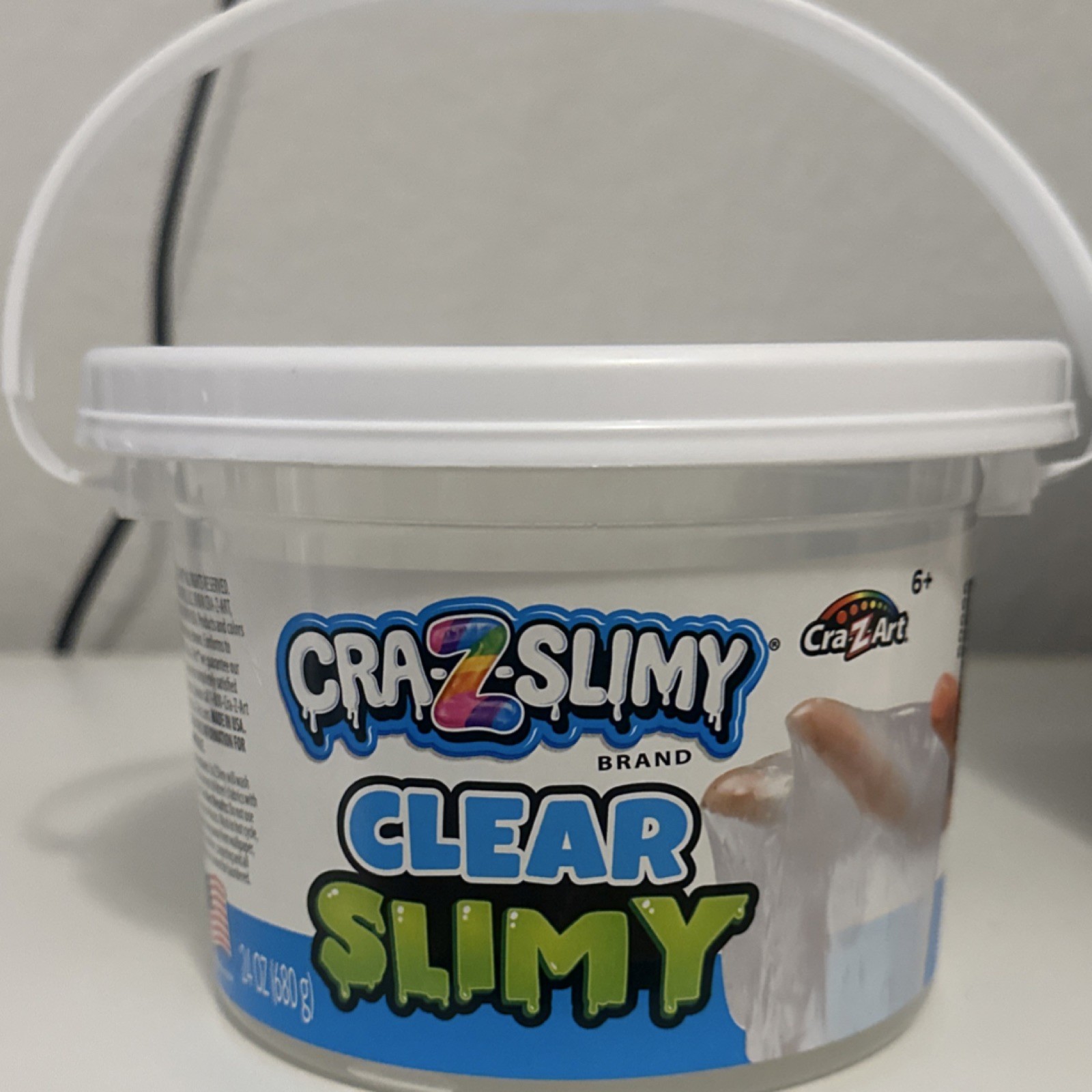 Cra-Z-Art Cra-Z-Slimy Clear Slimy Modeling Compound Bucket for Kids Ages 6+