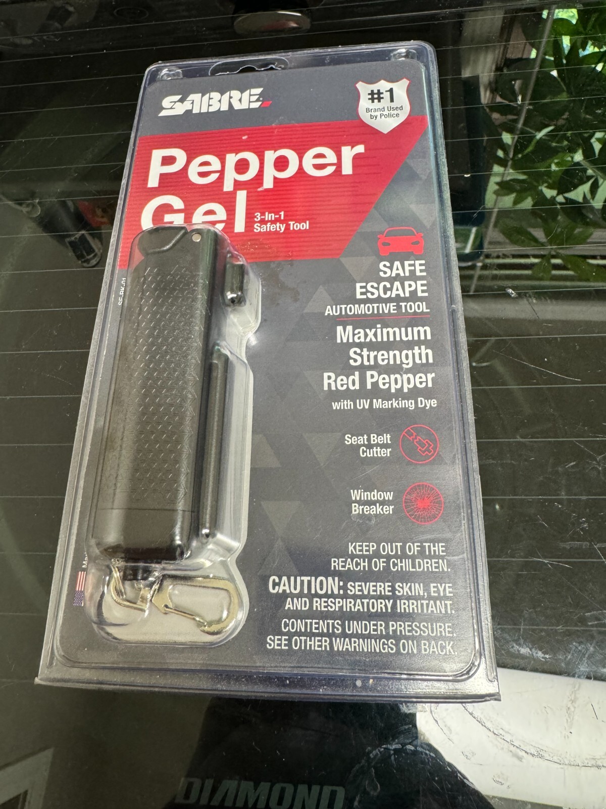 Black Sabre Pepper Gel W/ Automotive Extraction Tools (SE-BK-01)