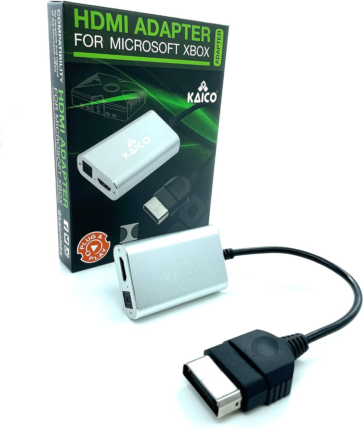 Kaico Original Xbox HDMI Adapter Compatible with Microsoft Original Xbox Console