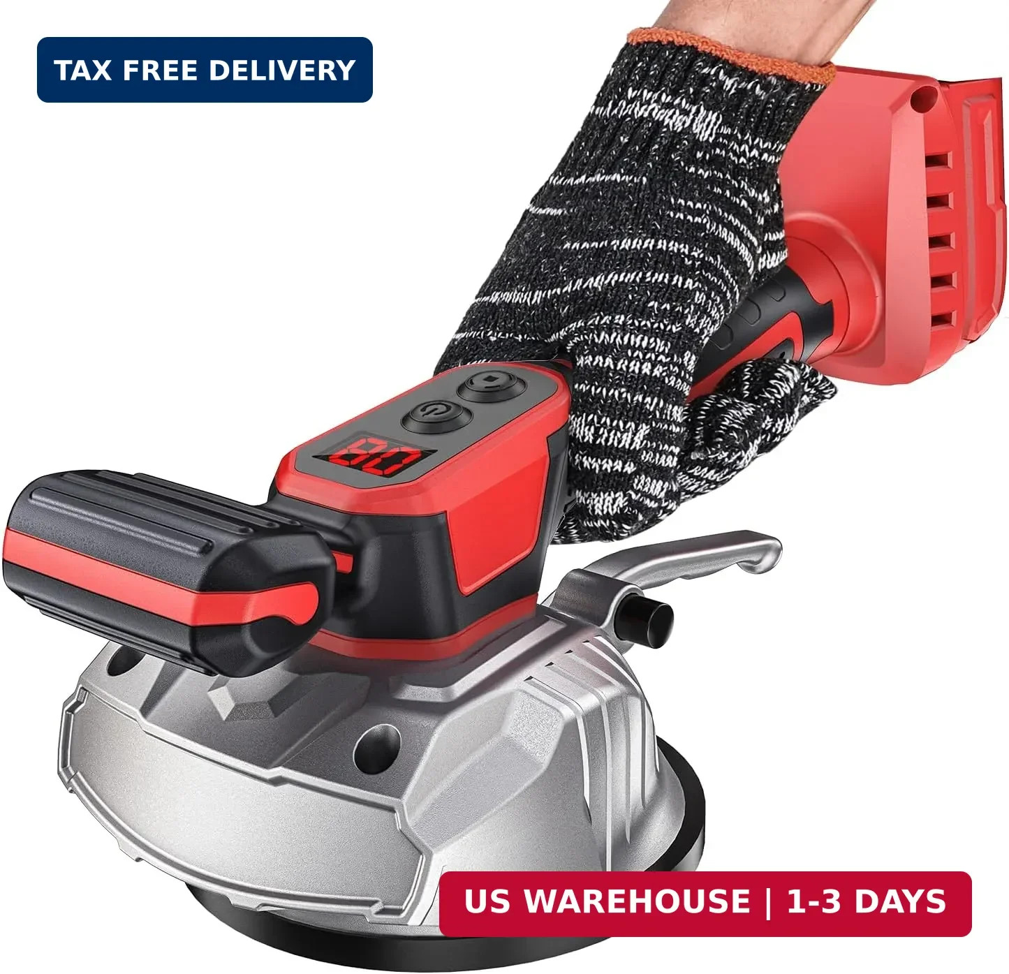 Cordless Tile Vibration Tool Compatible with Milwaukee 18V Battery Portab