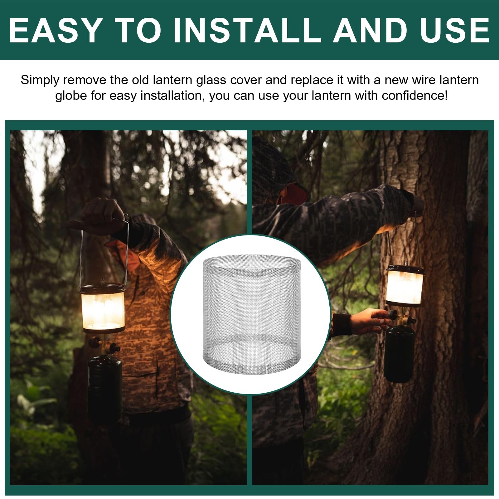 Magluv Lantern Globe for Coleman 288 Globe, One Size, ‎gray