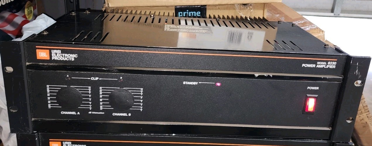 JBL UREI Model 6230 POWER AMPLIFIER AMP  Two Channel Rack Mount