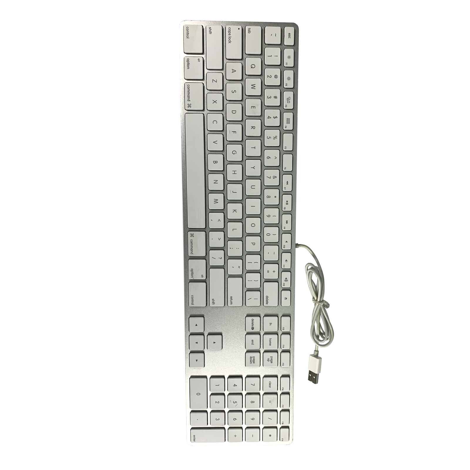 Genuine Apple A1243 Wired USB Keyboard for iMac Mac Mini Mac Pro w/Keypad