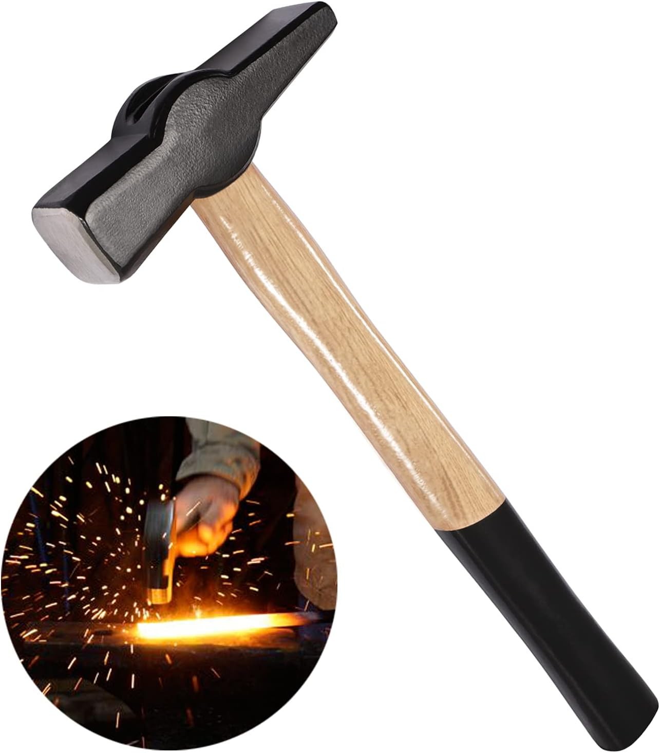 Blacksmiths' handmade Hammer Replace for 0000811-1000 Blacksmith Forging Tool