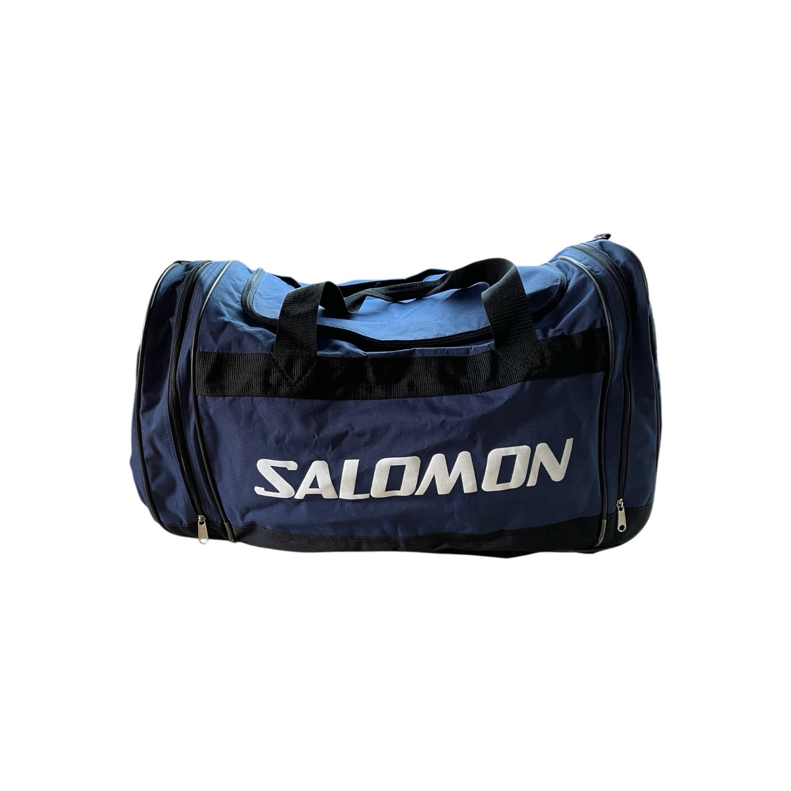 Salomon Duffel Bag Blue Gym Travel Sports Bag Extra Large Multi Pocket Hockey