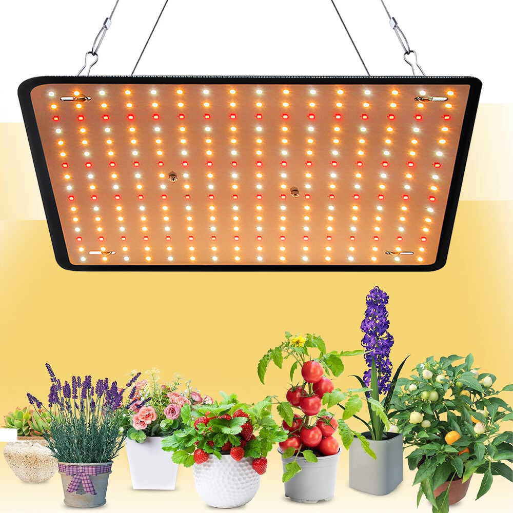 2500W Grow Light Panel Full Spectrum LED Lamp for Indoor Plant Veg Flower`