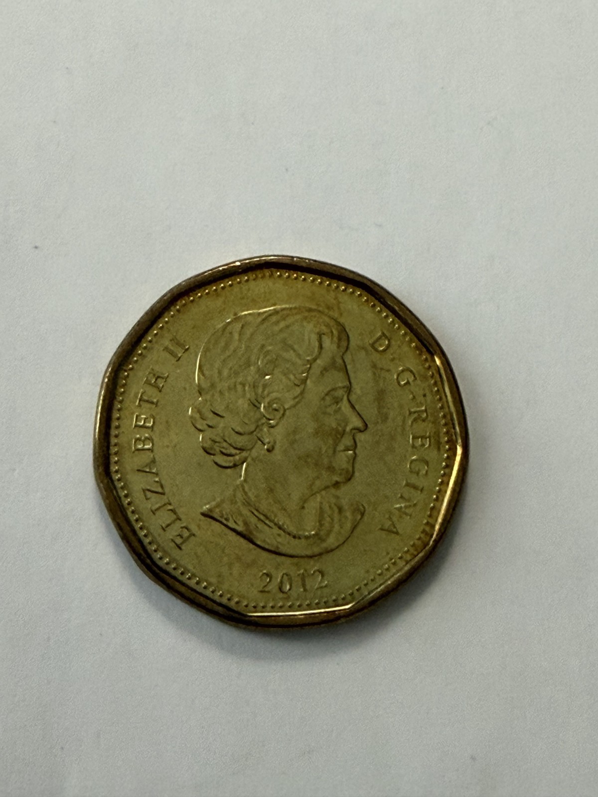 2012 $1 Dollar Canada UNCIRCULATED One Dollar UNC BU