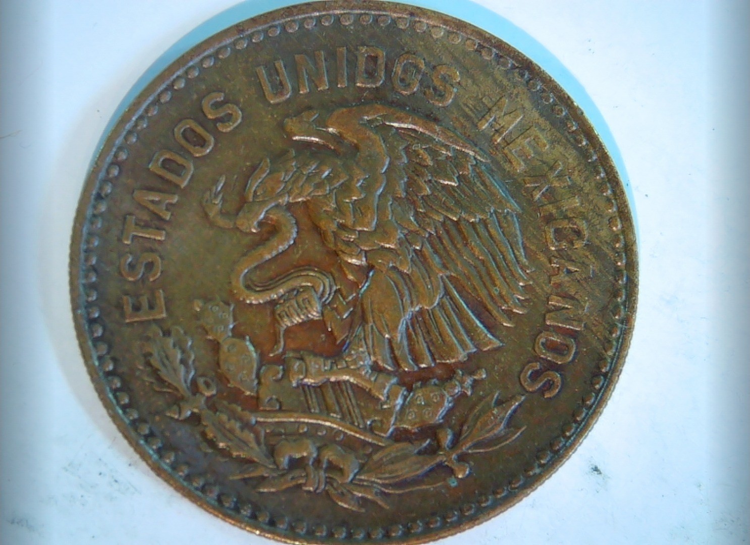 Mexico 1956 1 Centavo Estados Unidos Mexicanos (Cuauhtémoc) 1 Centavo Coin
