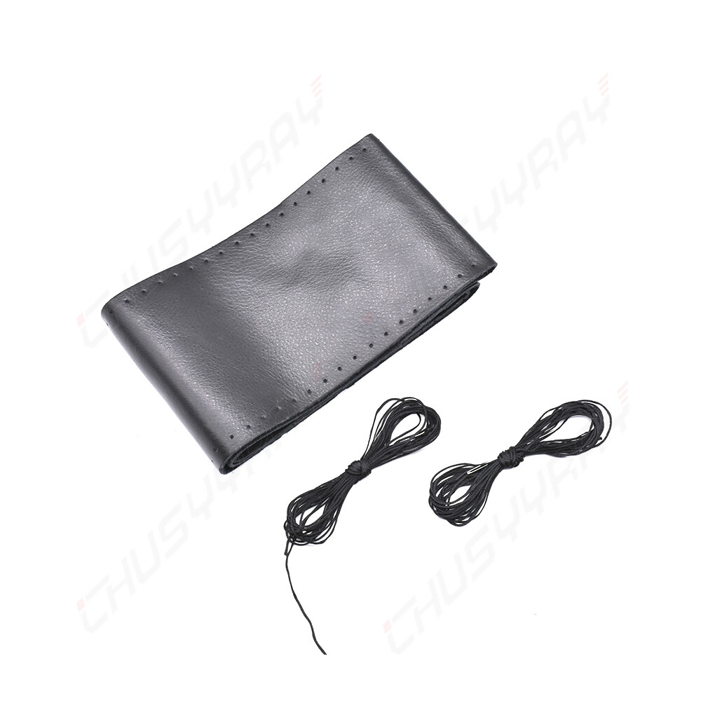 15" Steering Wheel Cover Genuine Leather for Infiniti G35 G37 G37X Q60