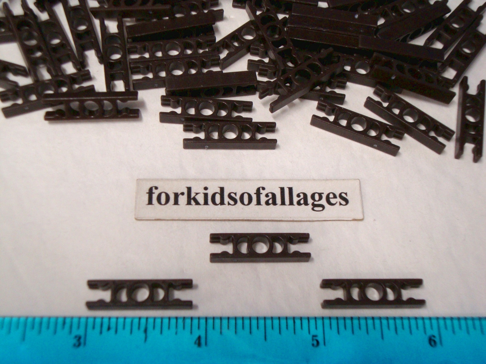 MICRO KNEX Brown Ladder Connectors 50 Bulk Mini Parts/Pieces Lot