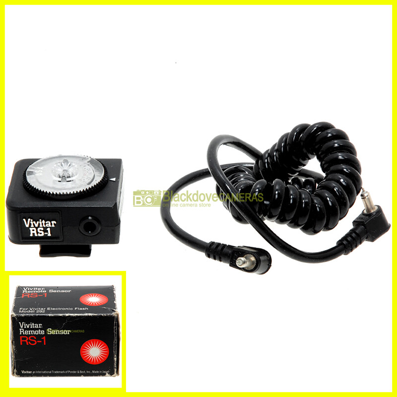 Vivitar Remote Sensor RS-1 for 192 Auto Flash. Off camera mounting sensor.