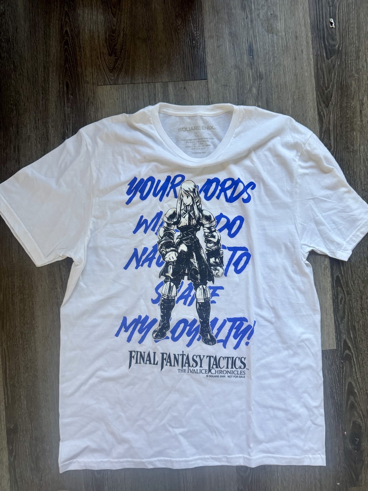 PAX West 2025 Final Fantasy Tactics T Shirt Agrias  Adult L Square Unix Party