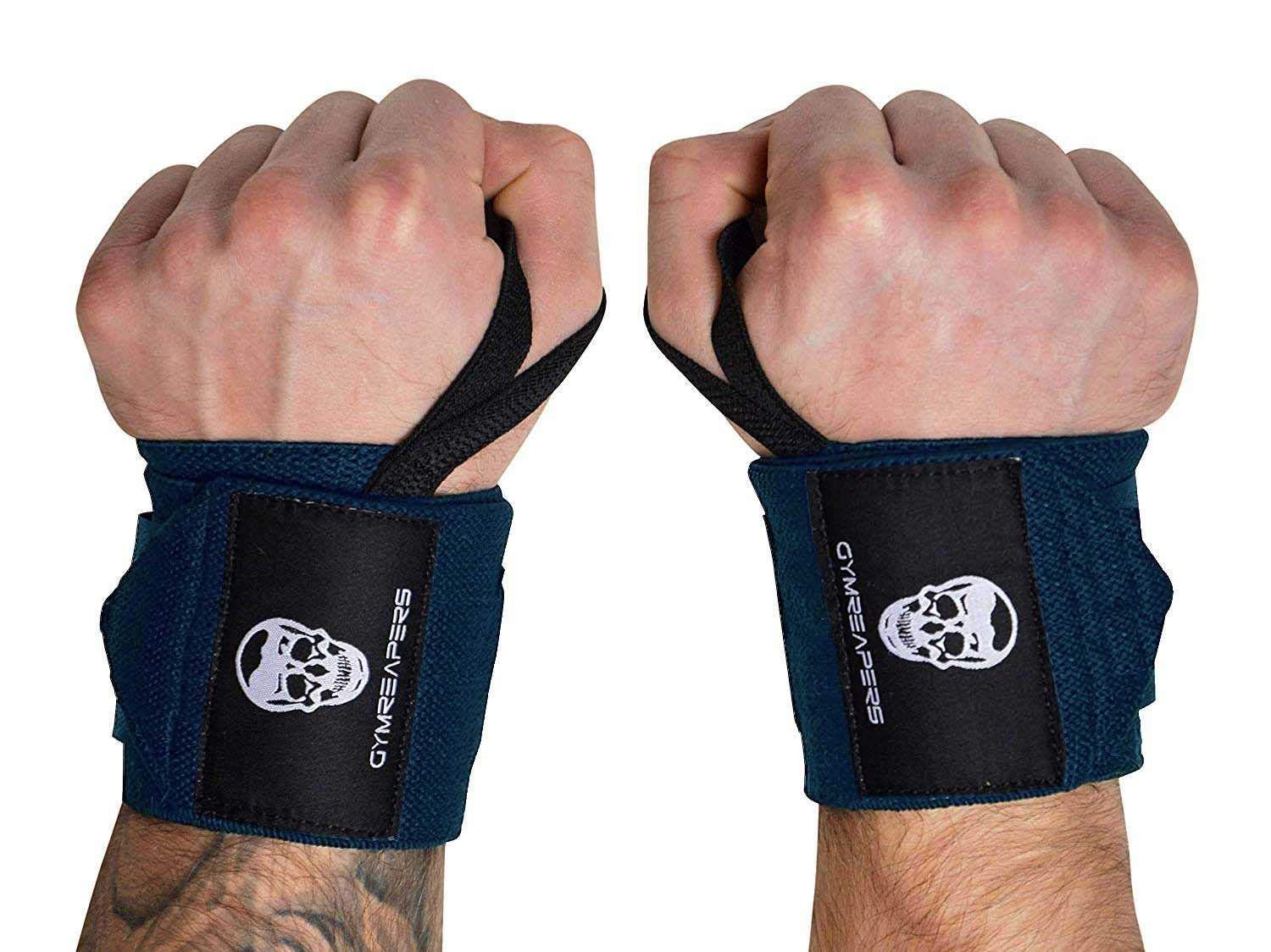 Weightlifting Wrist Wraps (Competition Grade) 18" Professional Quality Wrist ...