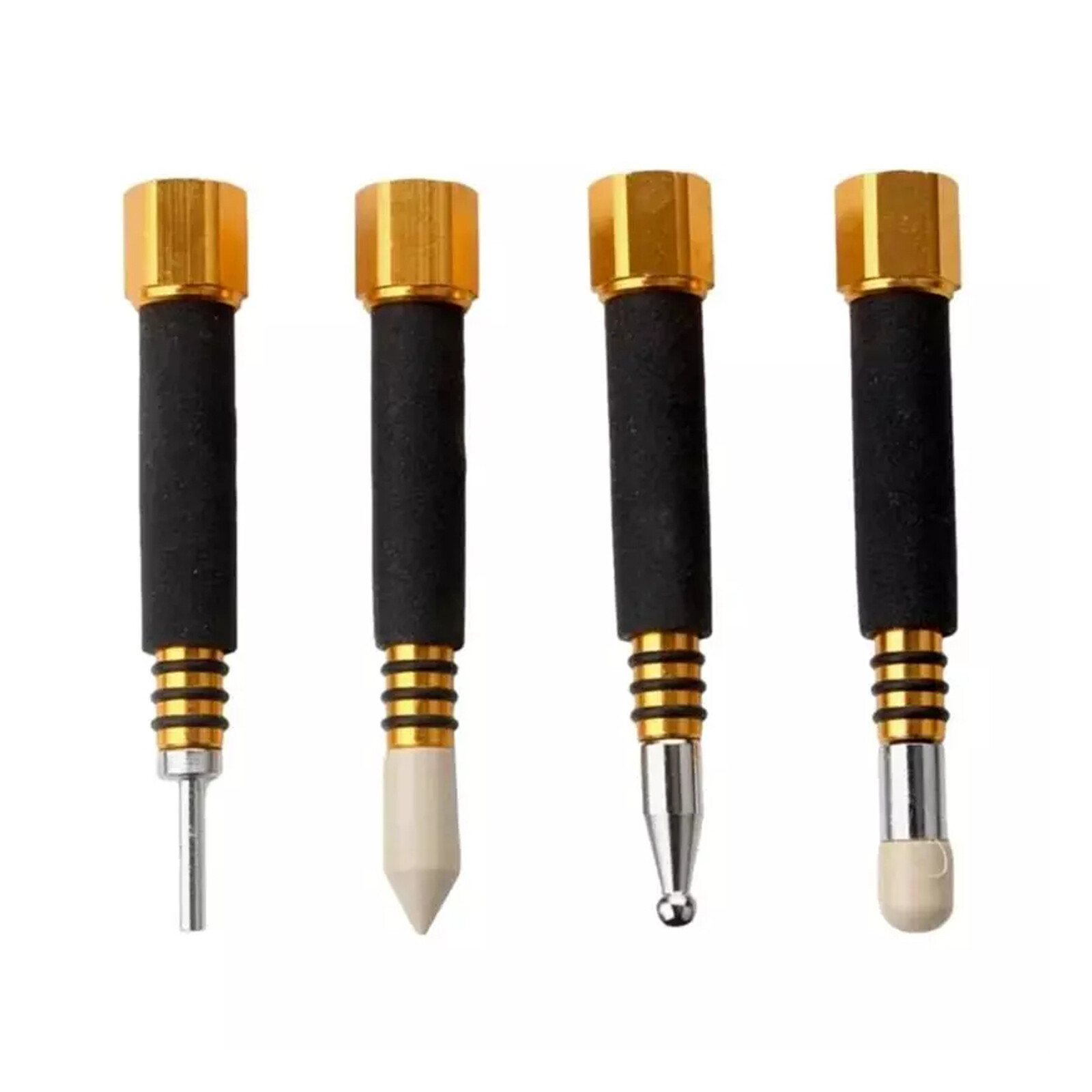 Professional PDR Paintless Dent Repair 4pc Tapper Knockdown Set with Tips