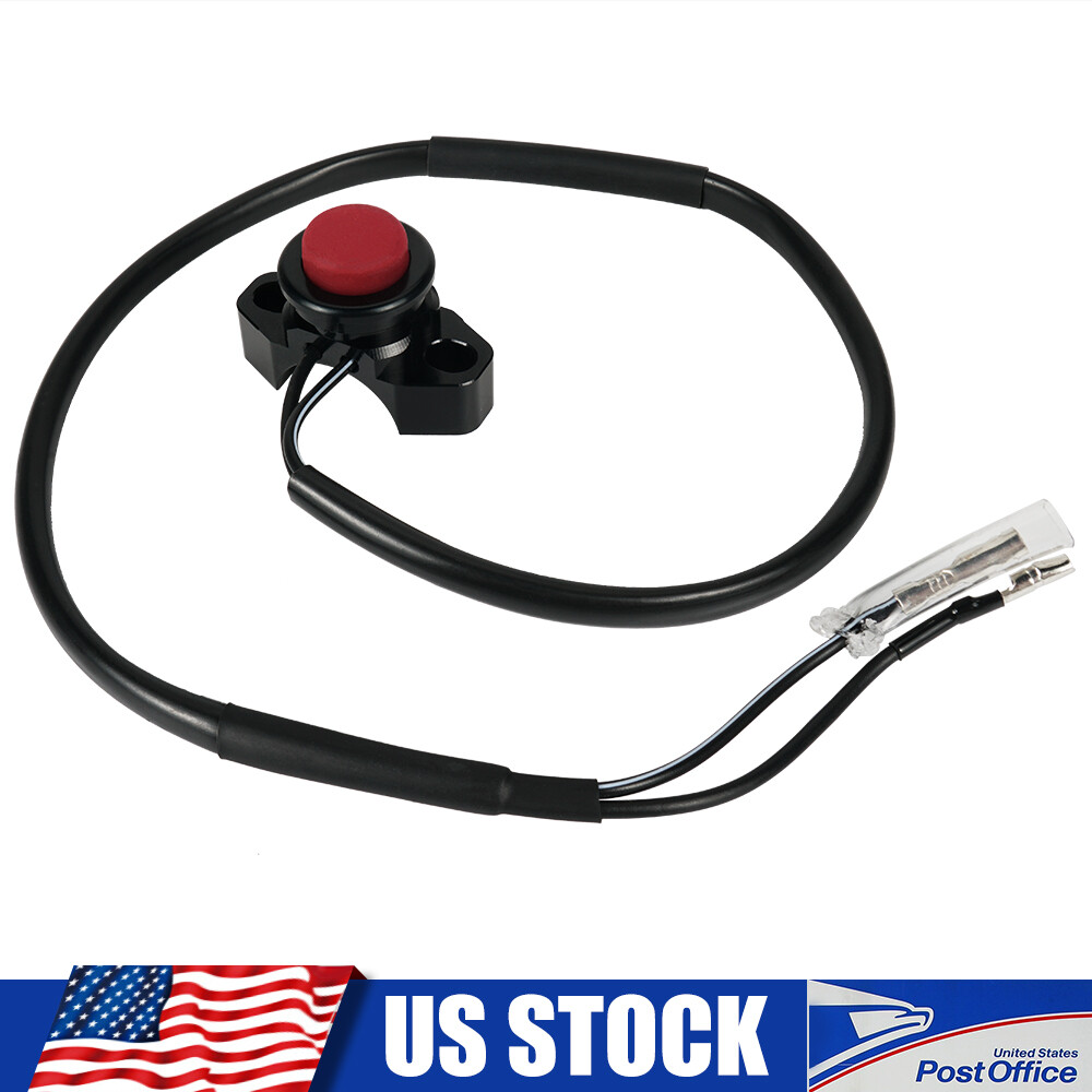 Engine Kill Starter Stop Switch Button For Honda Suzuki KTM Husaberg Dirt Bikes