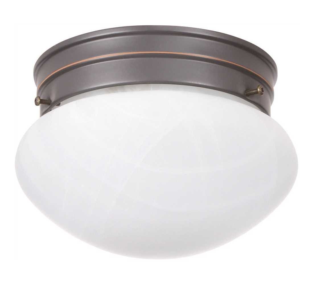 Millbridge 1-Light 7-5/8 in. Oil Rubbed Bronze Ceiling Semi Flush Mount Light Fi