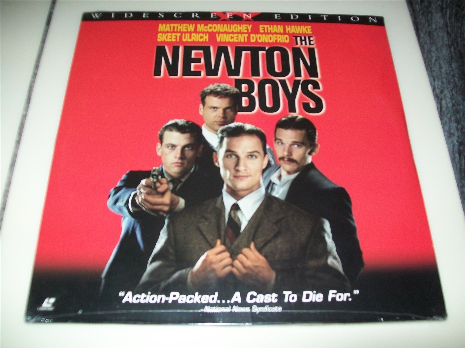 THE NEWTON BOYS 2-Laserdisc LD SET WIDESCREEN FORMAT BRAND NEW SEALE VERY RARE