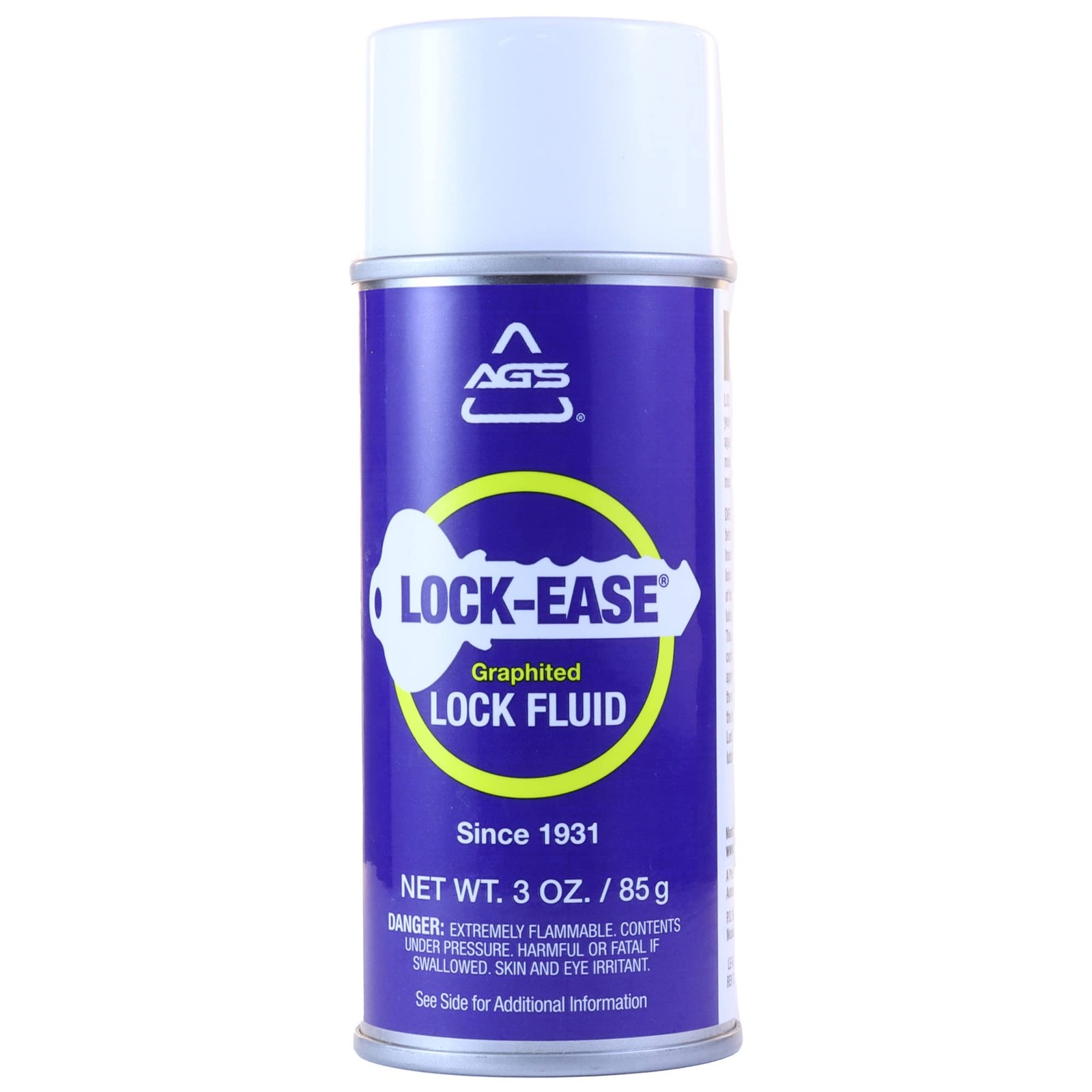 Automotive Solutions Lock-Ease Graphite Lock Lubricant – 3oz Aerosol, Prevent...