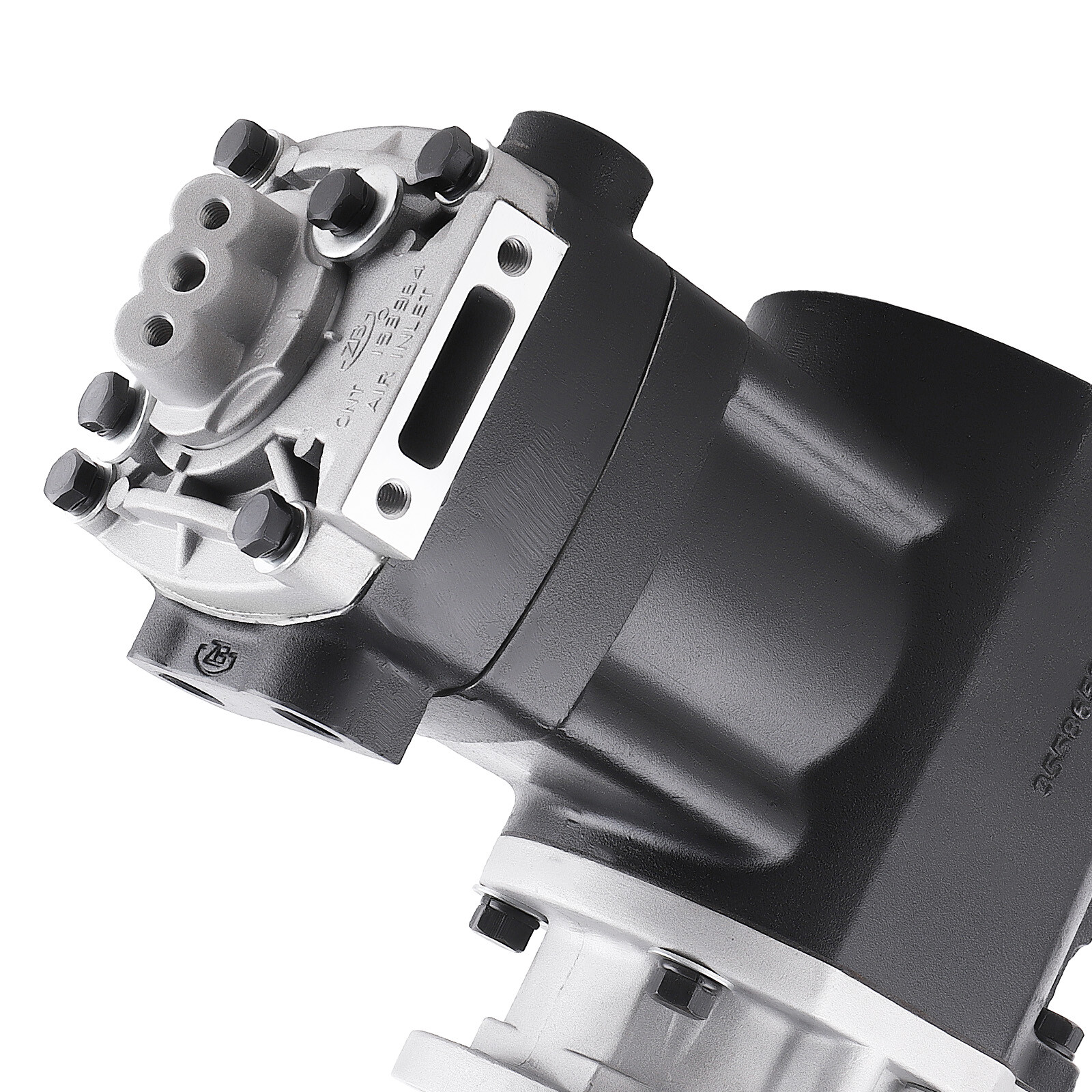 Black Air Brake Compressor for Cummins Engine N14/ N14 CELECT/ N14 CELECT PLUS