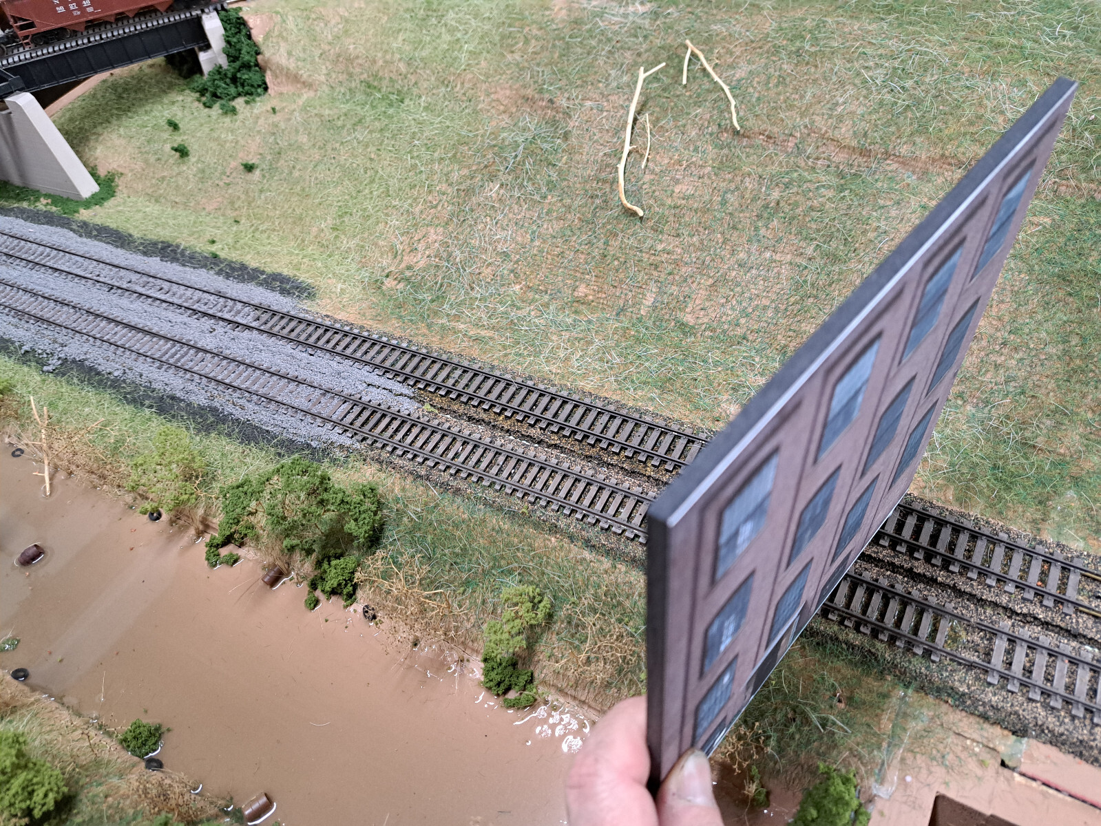 TRACKSIDEFLATS #161 HO scale portage polymers side