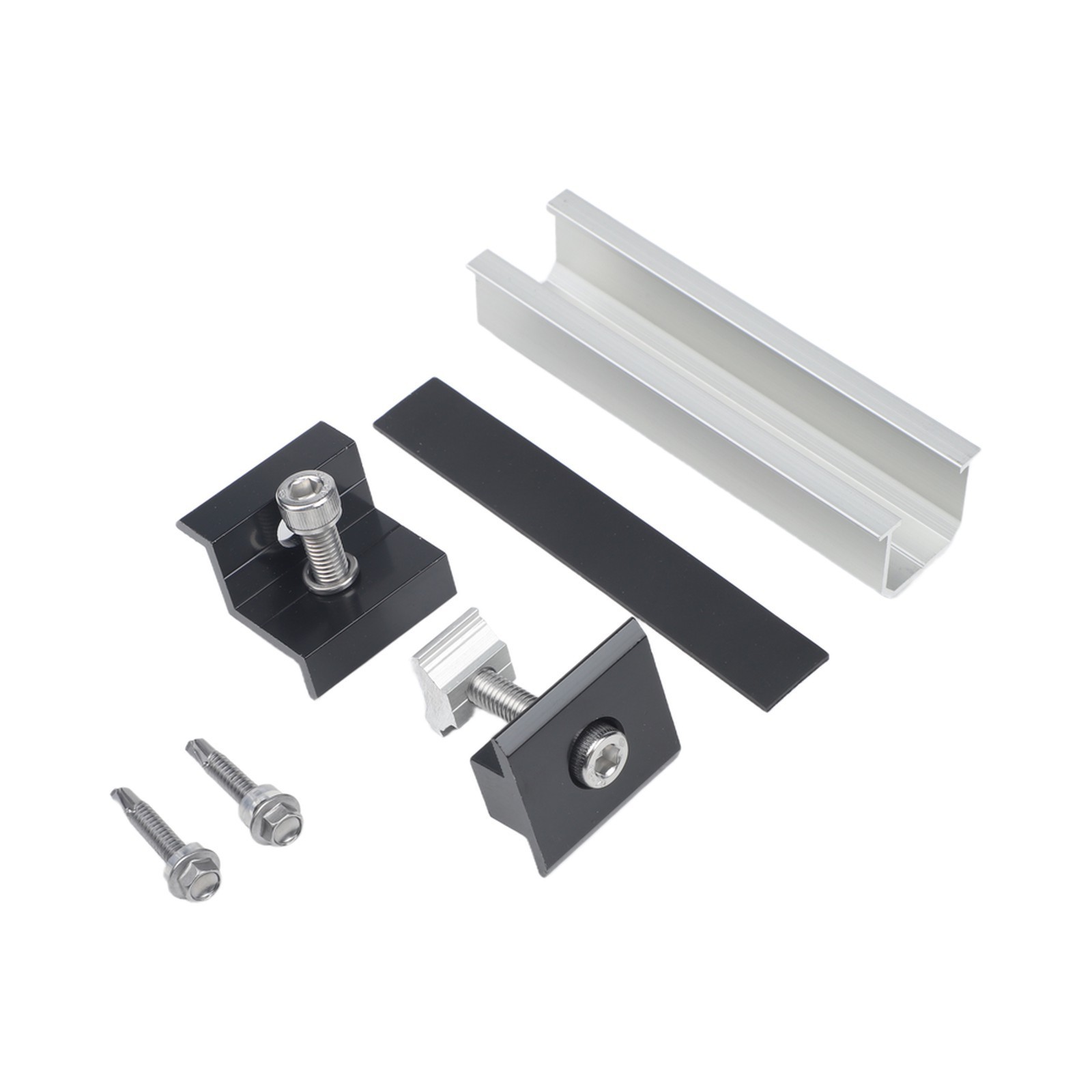 Solar Panel Mount Kit for Flat Roofs and Boats with Easy Grip and Secure Hold
