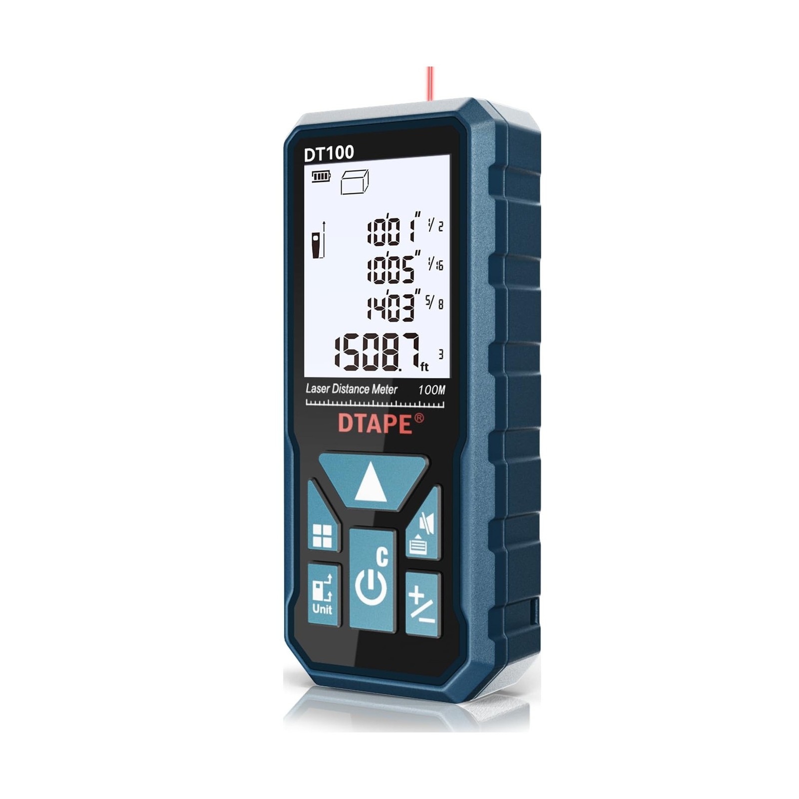 DTAPE 165 Ft Laser Measuring Tool, 1/16" High-Accuracy Laser Ta... FAST USA SHIP