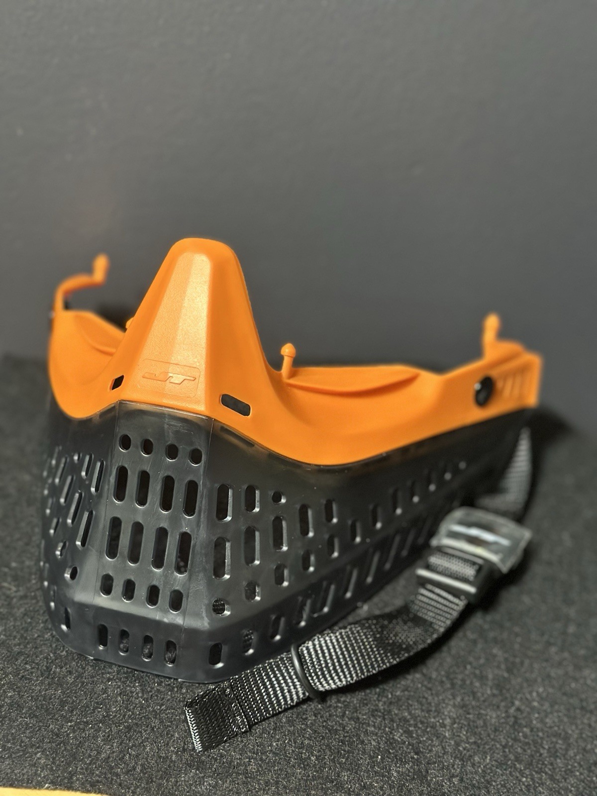 JT Bottom Orange Skirt Paintball Mask Ice Magnetic Strap (Blastcamp LE)